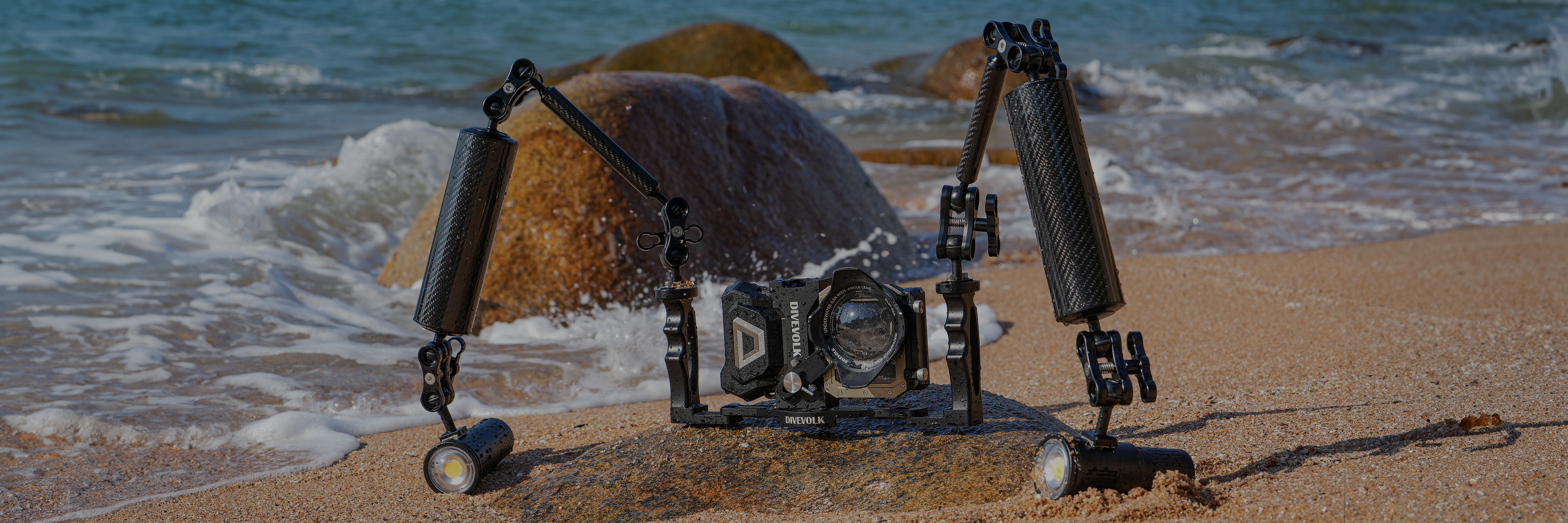 Underwater Handle Tray | Mount Lights & Gear