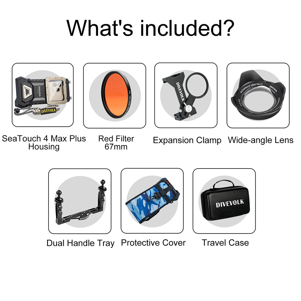 SeaTouch 4 Max Videography Kit Contents