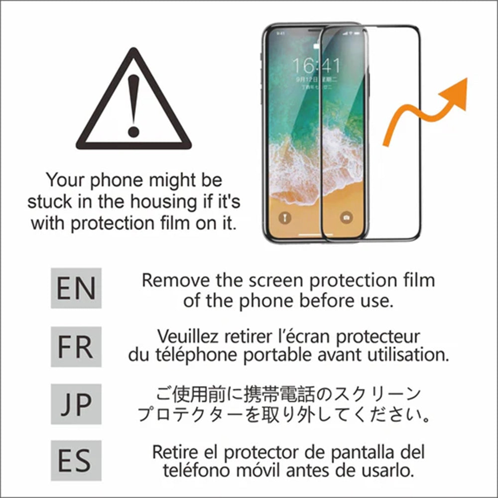 SeaTouch 4 Max: Remove screen protector before using.