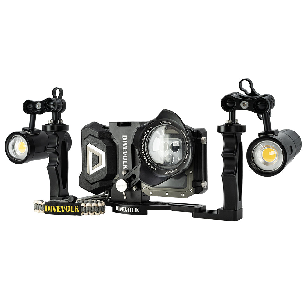 SL50 professional underwater video light, 5600 Lumens and wide angle 120 degree beam