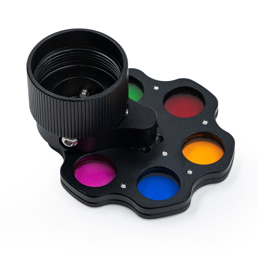 Color Filter Wheel for 2000 Lumen diving light snoot