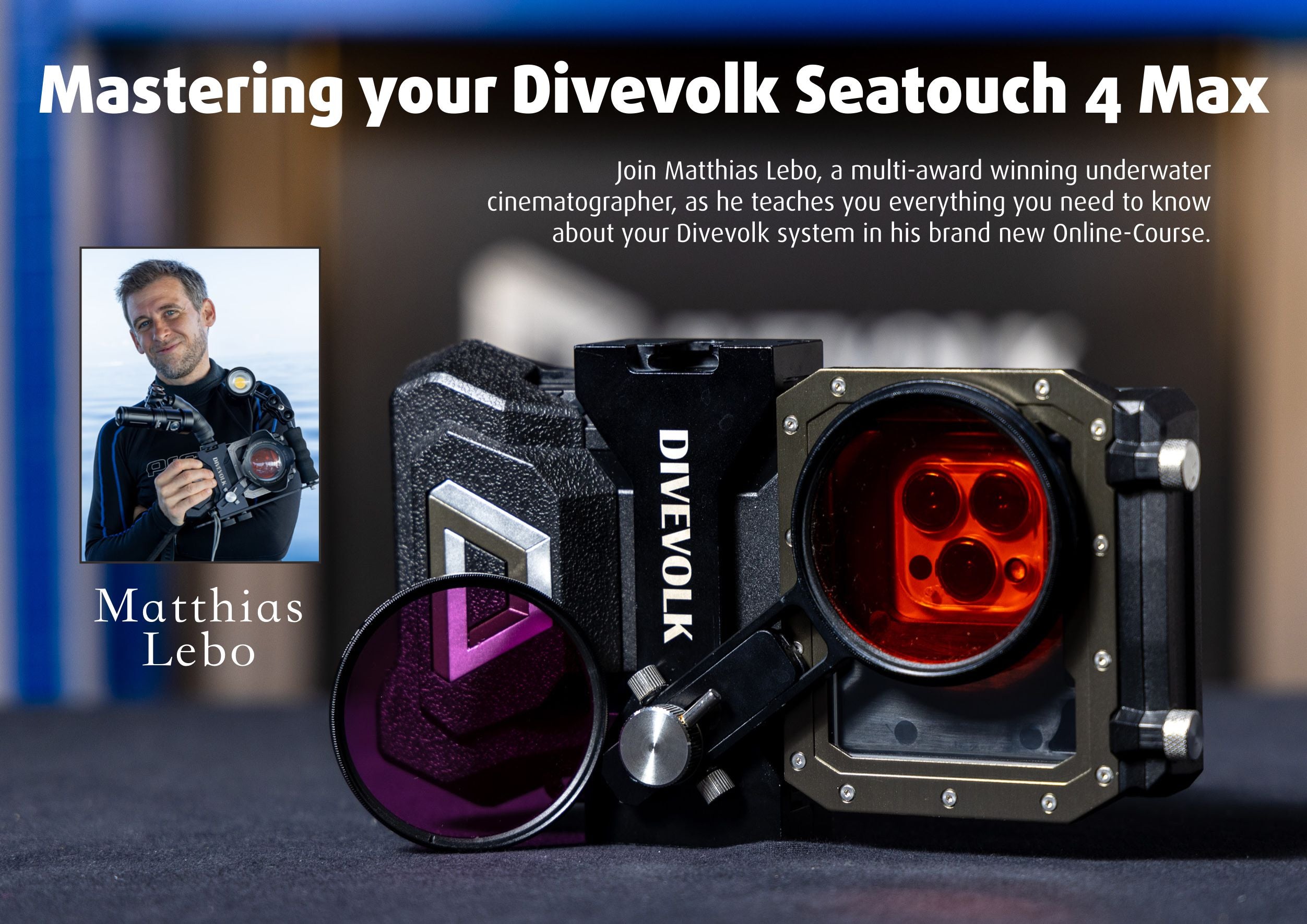 Divevolk Seatouch 4 Max underwater course