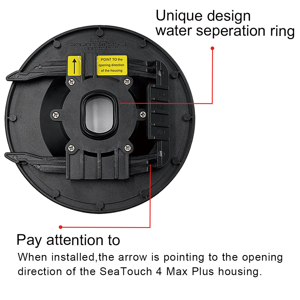 DIVEVOLK Dome Lens for SeaTouch 4 Max Underwater housing