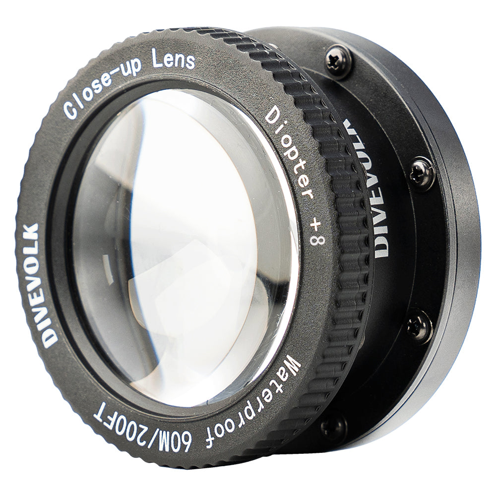 Underwater +8 Close-up Lens, Optical Wet Lens for Seatouch 4 max  housing and camera